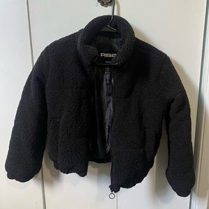 RSQ Girls Sherpa Puffer Jacket
